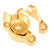 Prime-Line Brass-Plated Die-Cast Zinc Sash Lock 1 pk