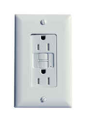 Pass & Seymour 15 amps 125 volt White GFCI Outlet 5-15R 1