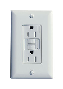 Pass & Seymour 15 amps 125 volt White GFCI Outlet 5-15R 1