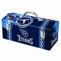 Sainty International Steel Tennessee Titans Art Deco Tool Box 7.1 in. W x 7.75 in. H 16.25 in.