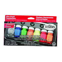 Testors Fluorescents Hobby Paint 7 pc.