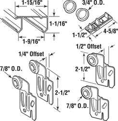 Use on Doors Weighing up to 60 lbs.