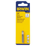 Irwin 1/4 in. Dia. High Speed Steel 1/4 in. Round Shank 1 pc. Countersink