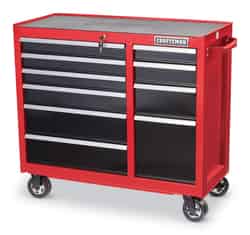 Craftsman 41 in. 10 drawer Metal Rolling Tool Cabinet 18 in. D x 39-1/2 in. H Red/Black