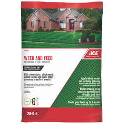 Ace Weed & Feed 29-0-3 Lawn Fertilizer 15000 square foot For All Grasses