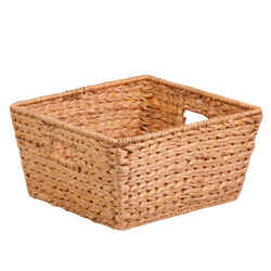 Honey Can Do Banana Leaf 15 in. W x 15 in. L x 8 in. H Brown/Natural Basket