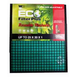 Web Eco Filter Plus 25 in. W X 30 in. H X 1 in. D Polyester 8 MERV Air Filter