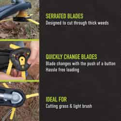 Weed Warrior Push-N-Load Residential Grade 10.13 L Blade Trimmer Head
