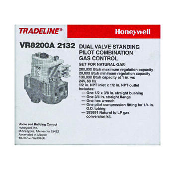 Honeywell 0.5 in. Stainless Steel Gas Valve