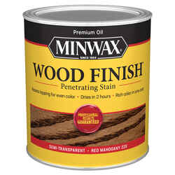 Minwax Wood Finish Semi-Transparent Mahogany Oil-Based Oil Stain 1 qt