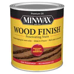 Minwax Wood Finish Semi-Transparent Mahogany Oil-Based Oil Stain 1 qt