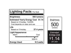 Feit Electric Enhance PAR20 E26 (Medium) LED Bulb Daylight 50 Watt Equivalence 1 pk