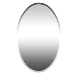 Zenith Metal Products 32 in. H x 4-3/4 in. D x 21 in. W Oval Medicine Cabinet/Mirror