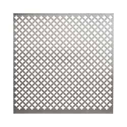 M-D Building Products 0.02 in. x 1 ft. W x 1 ft. L Aluminum Cloverleaf Sheet Metal