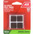 Ace Felt Self Adhesive Pad Brown Square 3/4 in. W x 3/4 in. L 12 pk