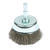 Forney 3 in. Dia. x 1/4 in. Coarse Steel Crimped Wire Cup Brush 1 pc.