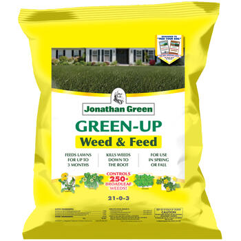 Jonathan Green 21-0-3 Weed & Feed Lawn Fertilizer For All Grasses 5000 sq ft 15 cu in