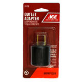 Ace Polarized 1 Outlet To Keyless Socket 1 pk Surge Protection