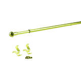 Kenney Brass Brass 48 in. L Curtain Rod