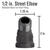 Pipe Decor No 1/2 in. 1-1/4 in. L Malleable Iron Pipe Decor Street Elbow FPT