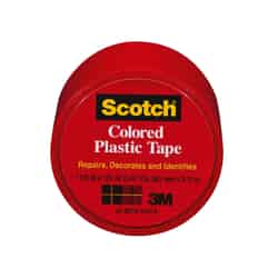 Scotch Red 125 in. L X 1.5 in. W Plastic Tape