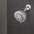 Waterpik PowerPulse Massage Chrome Seven settings Wallmount Showerhead 2.5 gpm