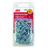 Ace 1/2 in. Dia. x 1-7/16 in. L Zinc-Plated Steel Screw Eye 45 lb. 50 pk