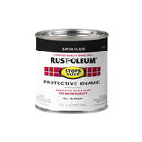 Rust-Oleum Stops Rust Satin Black Oil-Based Protective Paint 0.5 pt