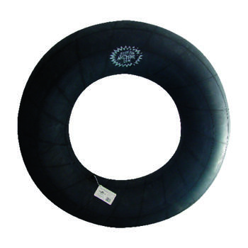 Water Sports Rubber Inflatable Black Floating Tube 45 in. W x 45 in. L x 12 in. H