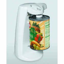 Proctor Silex White Electric Can Opener Magnetic Lid Holder