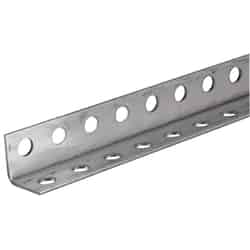 Boltmaster 1.25 in. H x 1.25 in. H x 36 in. L Perforated Angle Zinc Plated Steel