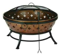 Living Accents Noma Fire Pit 22.4 in. H x 35.8 in. W Steel