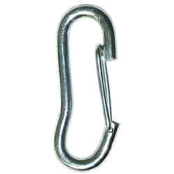 Baron 5/16 in. Dia. x 2-1/4 in. L Zinc-Plated Steel Snap Hook 300 lb.