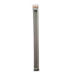 Kenney Enamel White Curtain Rod 86 in. L