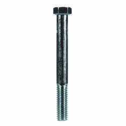 HILLMAN 7/16 in. Dia. x 4 in. L Heat Treated Zinc Steel Hex Head Cap Screw 25 box