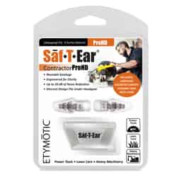Etymotic Saf-T-Ears ProHD 20 dB Reusable Ear Plugs 1 Gray