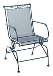 Living Accents Coil Spring Black Steel Winston Chair