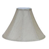 Living Accents Bell Beige Fabric Bell Panel Shade 1