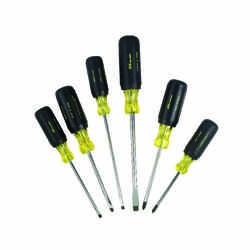 Ace Pro 6 pc. Screwdriver Set Pro Black Steel