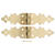 Ace 2-3/4 in. W X 5/8 in. L Polished Brass Brass Decorative Hinge 2 pk