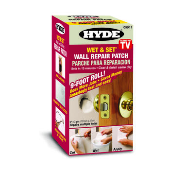 Hyde 9 ft. L X 5 in. W Composite White Wet & Set Wall and Ceiling Repair Patch