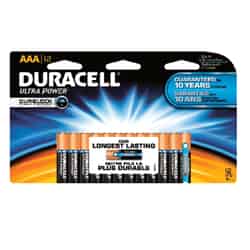 Duracell Ultra Power AAA Alkaline Batteries 1.5 volts 12 pk Blister Card