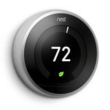 Nest Learning Thermostat - 3rd Generation Built In WiFi Heating and Cooling Lever Smart Thermost