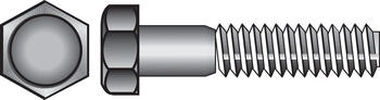 HILLMAN 1/4-20 in. Dia. x 2 in. L Stainless Steel Hex Head Cap Screw 100 box