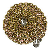 Campbell Chain 5/16 in. Oval Link Carbon Steel Chain Yellow 5/16 in. Dia. x 20 ft. L