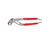 Milwaukee REAM & PUNCH Forged Alloy Steel Hex Jaw Red 1 pk Slip Joint Pliers 8 in.