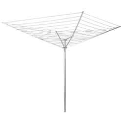 Household Essentials 72 in. H x 73 in. W x 73 in. D Umbrella Clothes Dryer Aluminum