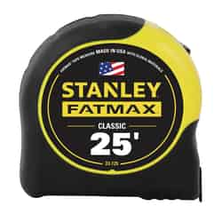Stanley FatMax 25 ft. L x 1.25 in. W Tape Rule 1 pk Yellow