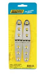 Seachoice Chrome-Plated 6 in. L x 1-1/8 in. W Strap Hinges 2 pc. Brass