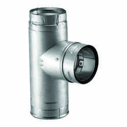 DuraVent 4 in. Dia. Galvanized/Stainless Steel Twist Lock Pipe End Cap